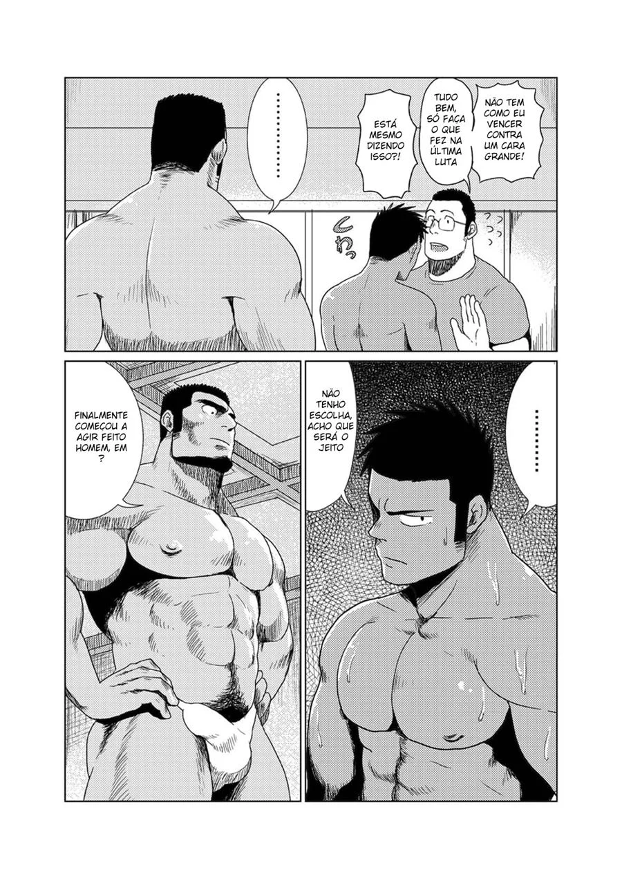 Luta Proibida de Cuecas - Yaoi Explícito com Transas Quentes