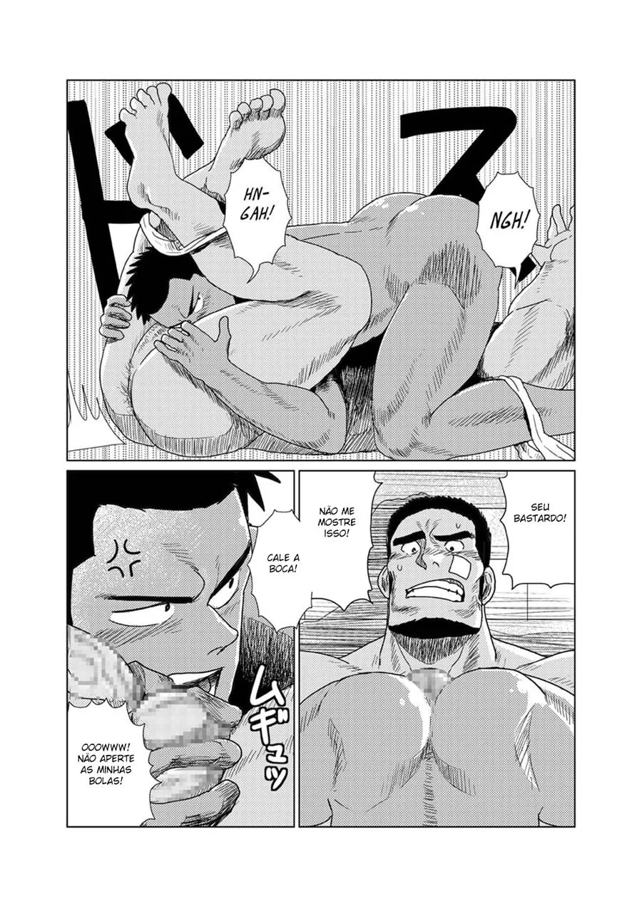 Luta Proibida de Cuecas - Yaoi Explícito com Transas Quentes