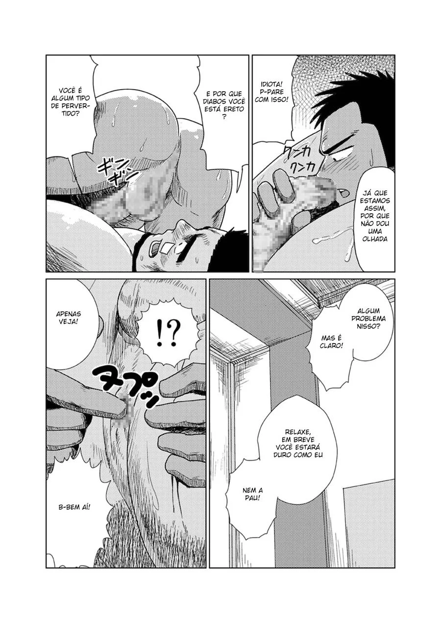 Luta Proibida de Cuecas - Yaoi Explícito com Transas Quentes