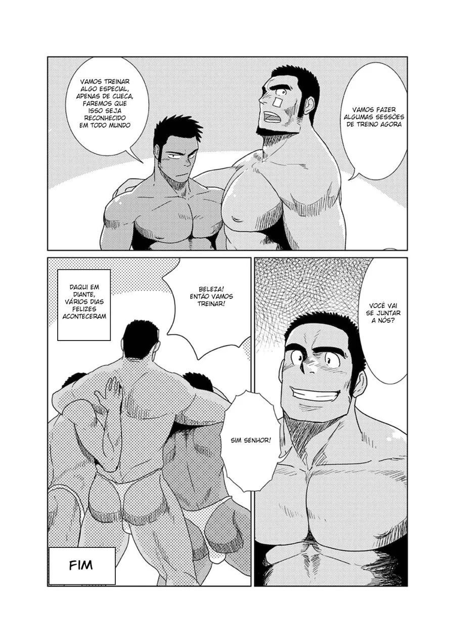 Luta Proibida de Cuecas - Yaoi Explícito com Transas Quentes