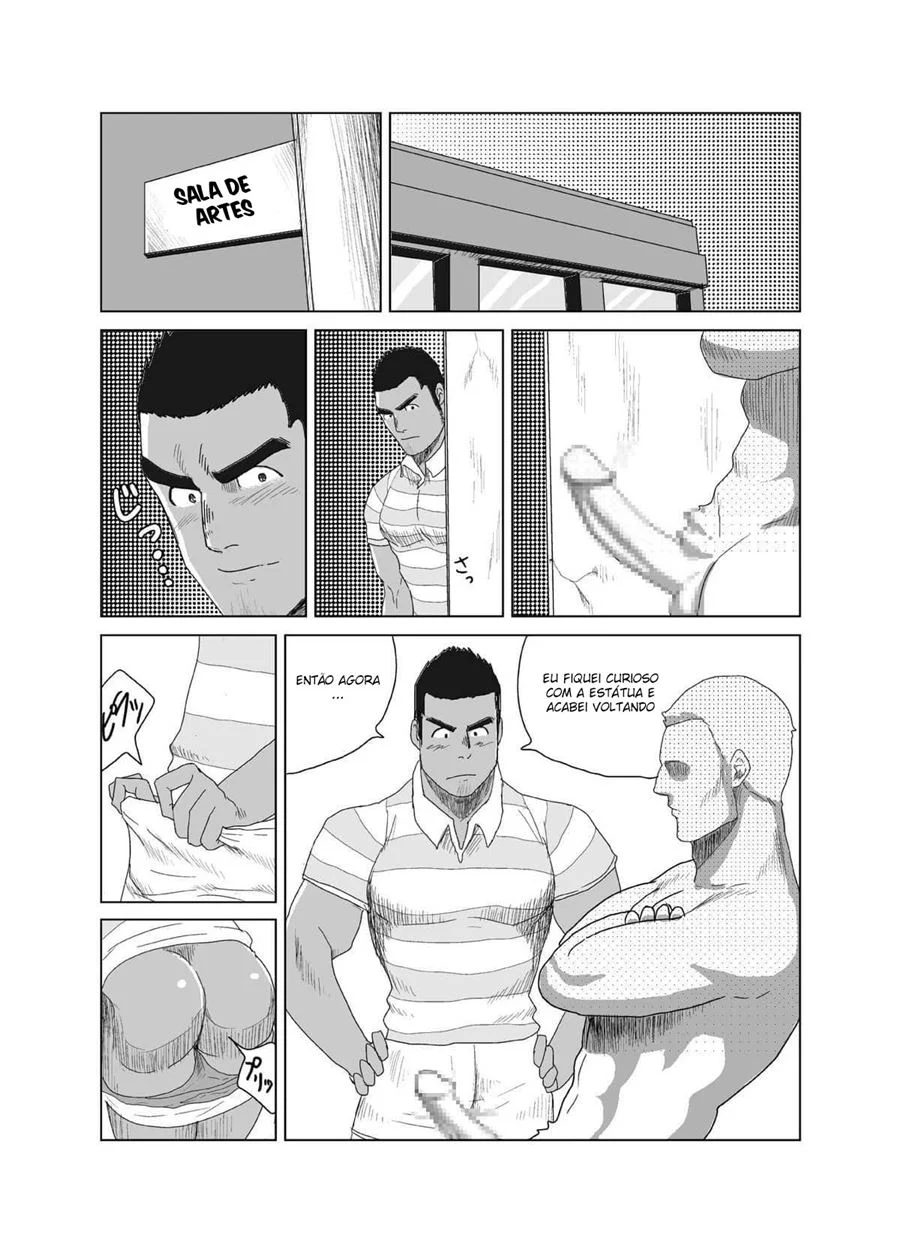 Luta Proibida de Cuecas - Yaoi Explícito com Transas Quentes