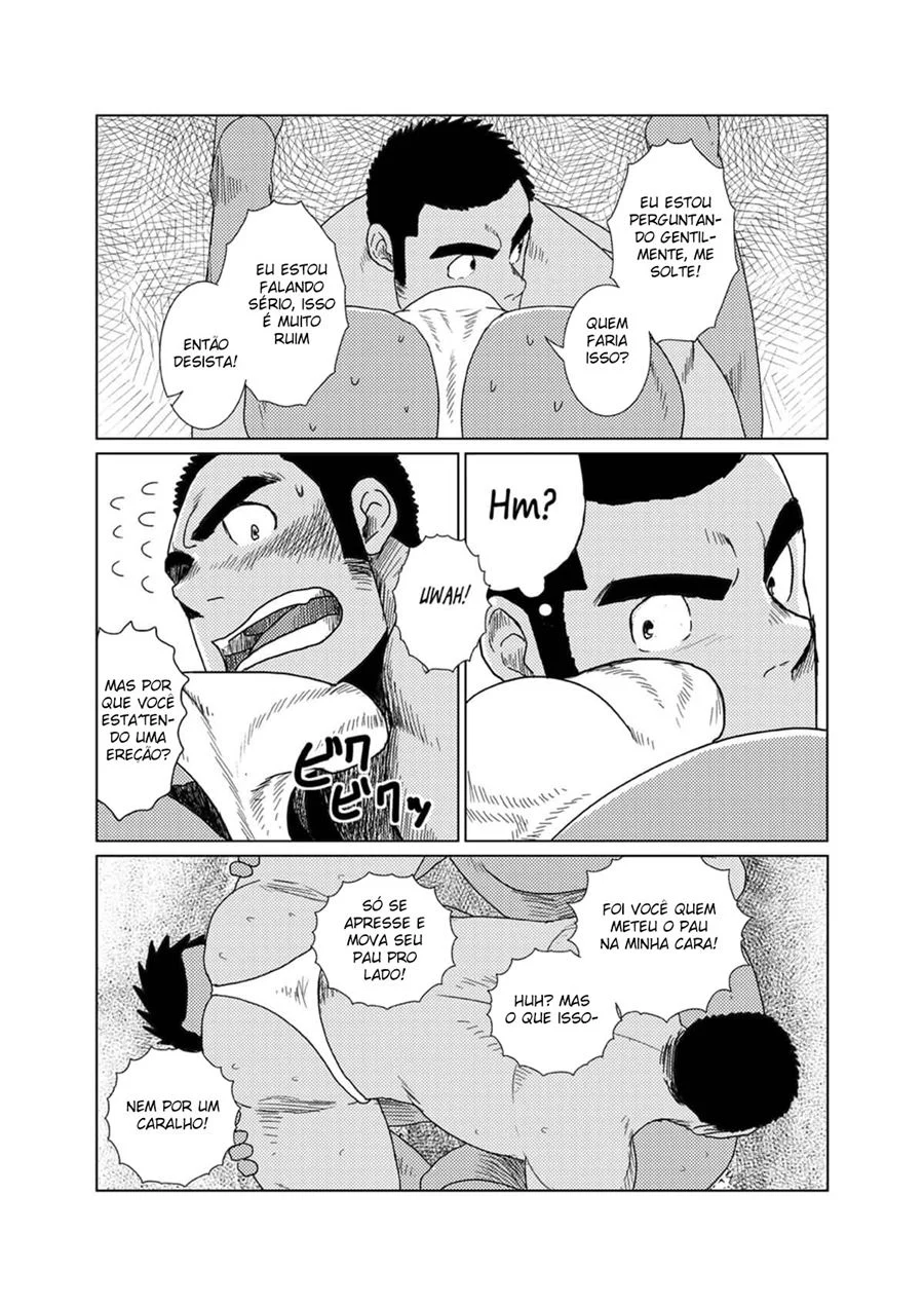 Luta Proibida de Cuecas - Yaoi Explícito com Transas Quentes