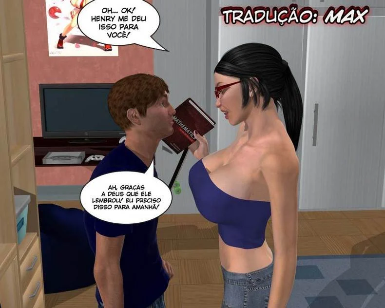 Punheta Explícita: Irmã Gostosa do Jude em HQ 3D Hardcore