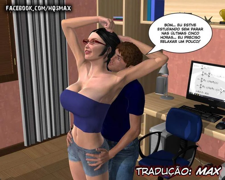 Punheta Explícita: Irmã Gostosa do Jude em HQ 3D Hardcore