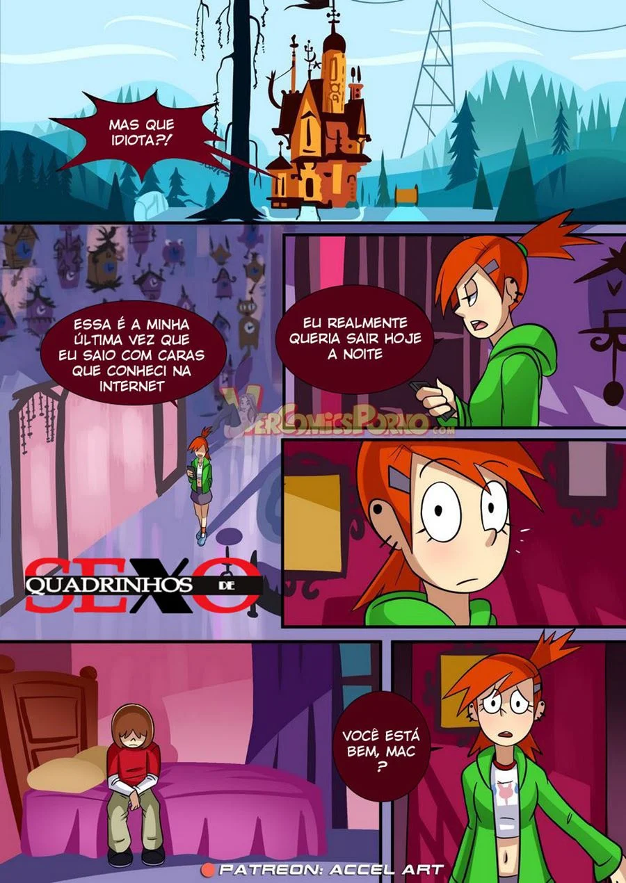 Primeira Vez da Mac: Quadrinho Erótico Explicito e Quente