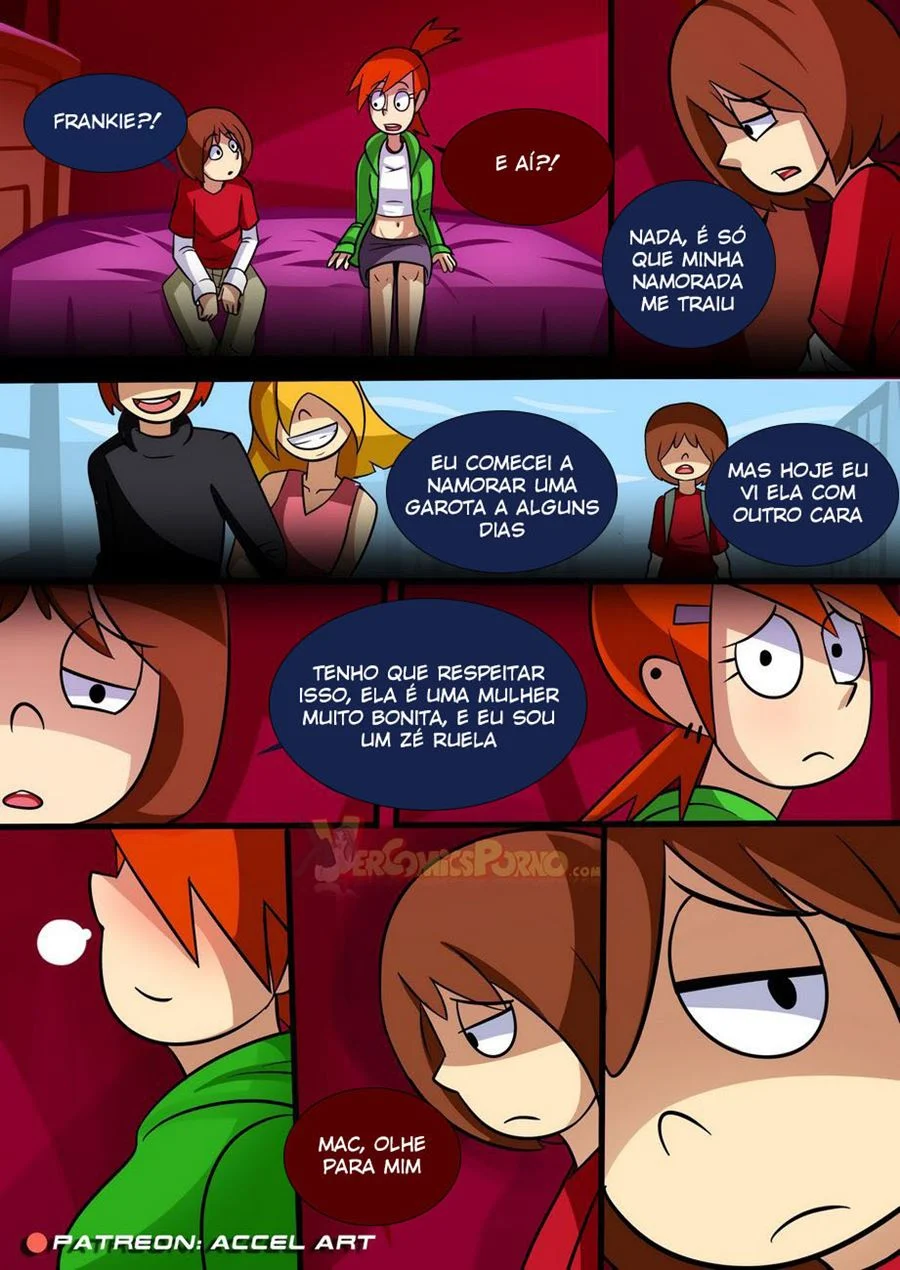 Primeira Vez da Mac: Quadrinho Erótico Explicito e Quente