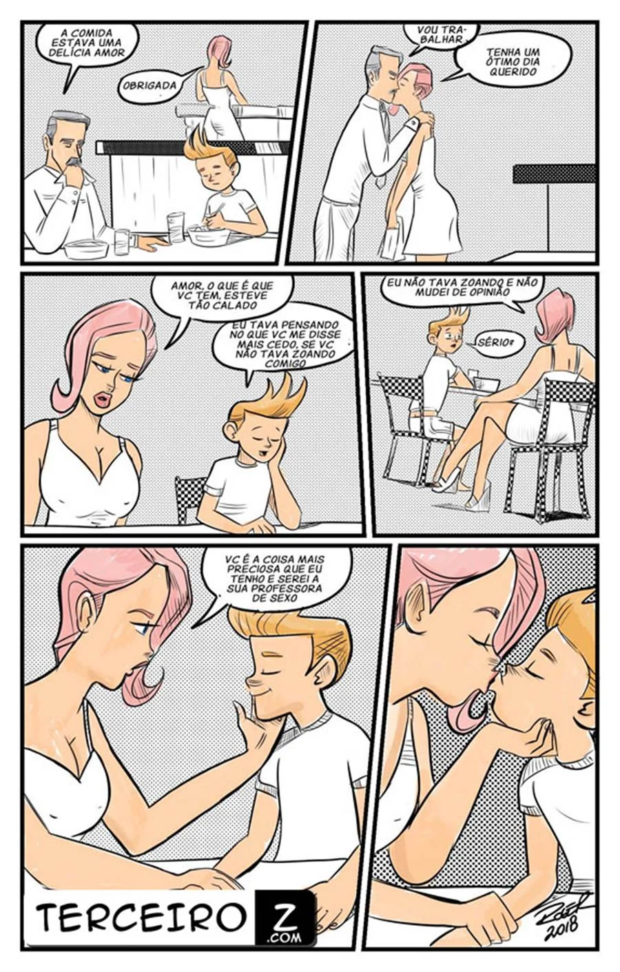 Mamãe Safada Entrega o Corpo no Quarto do Filho