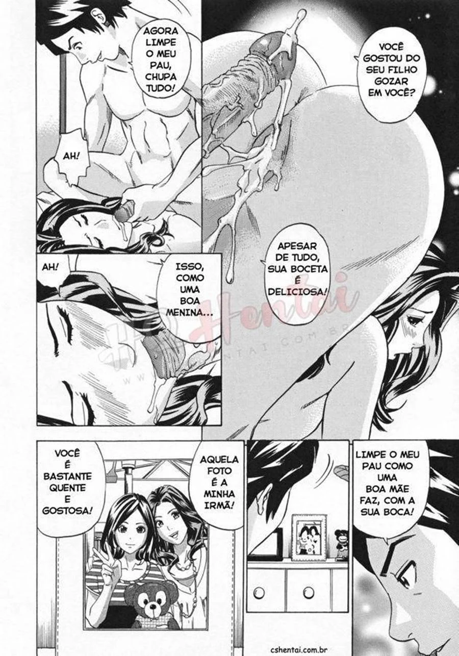 Comi a Mãe do Meu Amigo Enquanto Ele Estava Fora - Hentai de Madrasta Safada