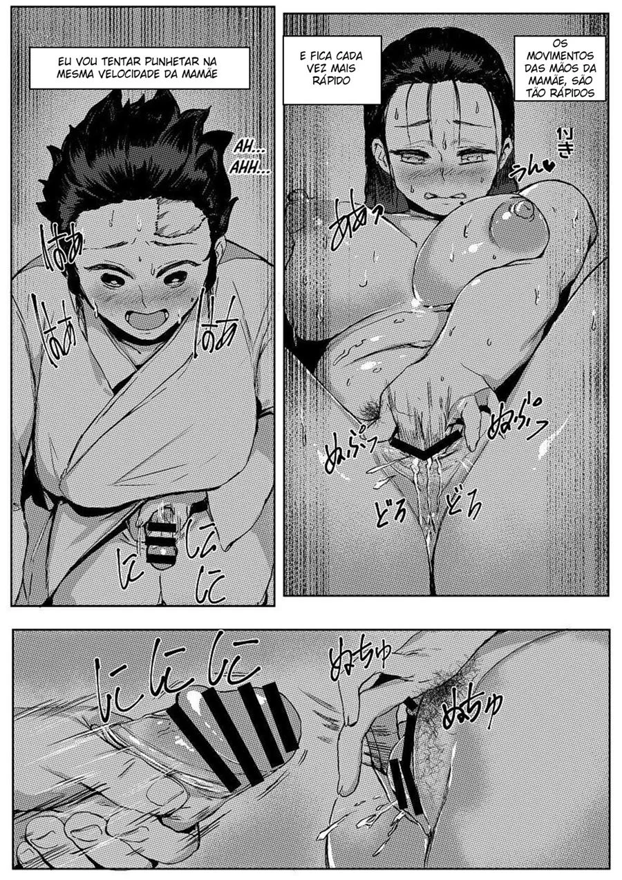 Demon Slayer Hentai: Mãe Sedutora Me Dá uma Surra de Prazer no Quarto