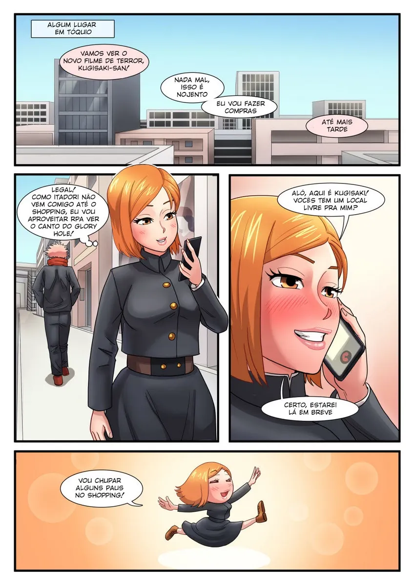 Nobara Kugisaki se entrega em um gloryhole ardente em Tóquio Nobara Kugisaki se entrega em um gloryhole ardente em Tóquio