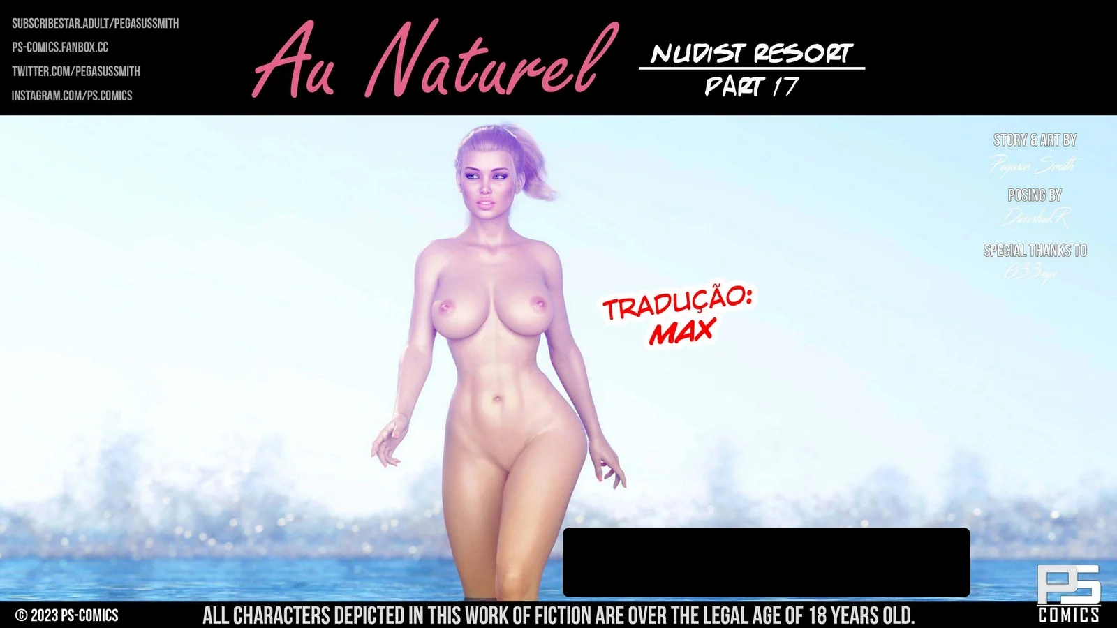 Vídeo Intenso: Mãe e Filho no Resort de Nudismo — Sexo Explícito em 3D