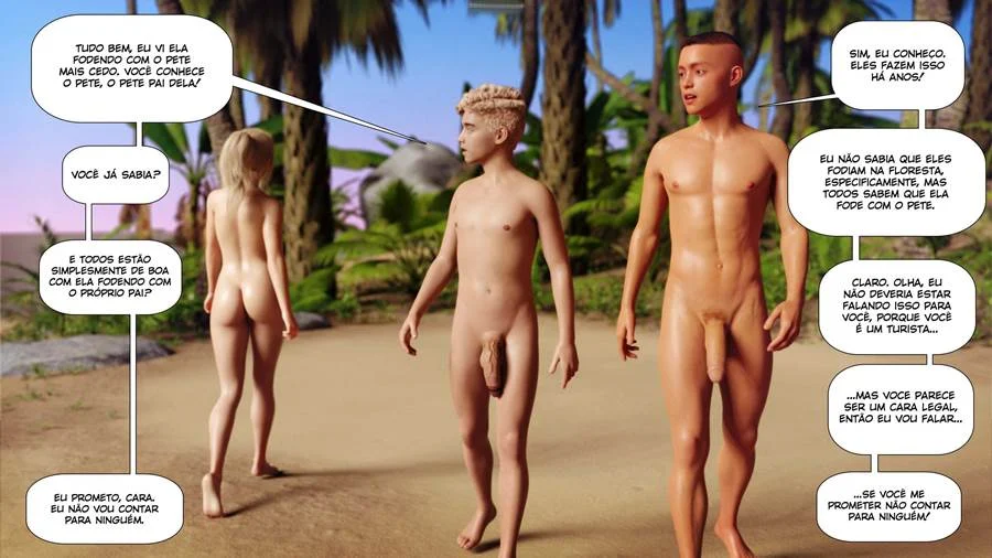 Perversão Familiar: Foda Explícita de Mãe e Filho no Resort Naturalista