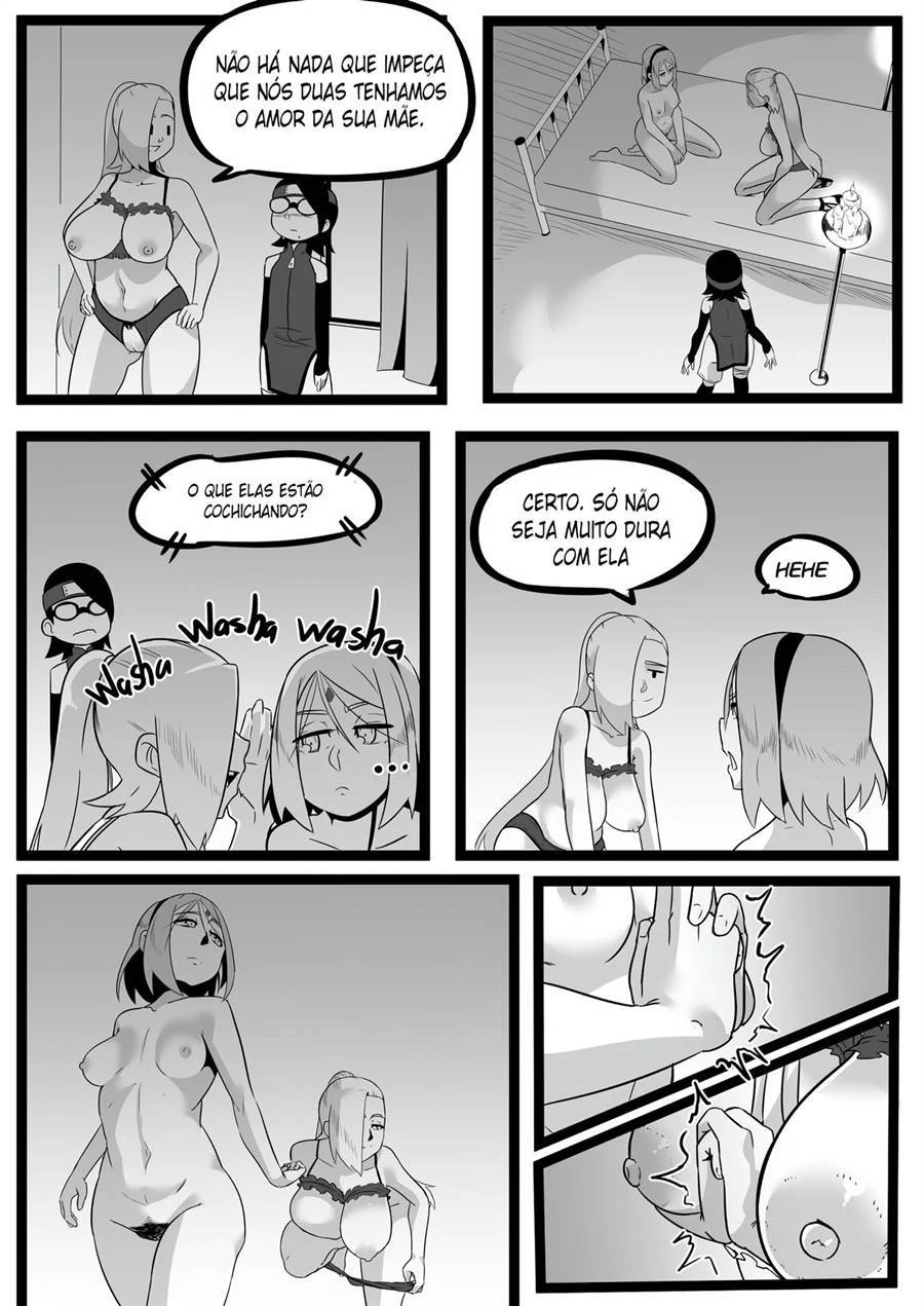 Mãe Safada 3: Sexo Explícito com Naruto em HQ Proibida