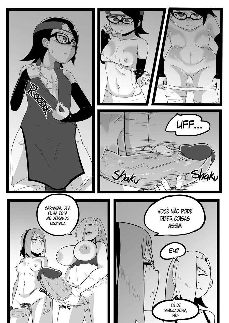 Mãe Safada 3: Sexo Explícito com Naruto em HQ Proibida