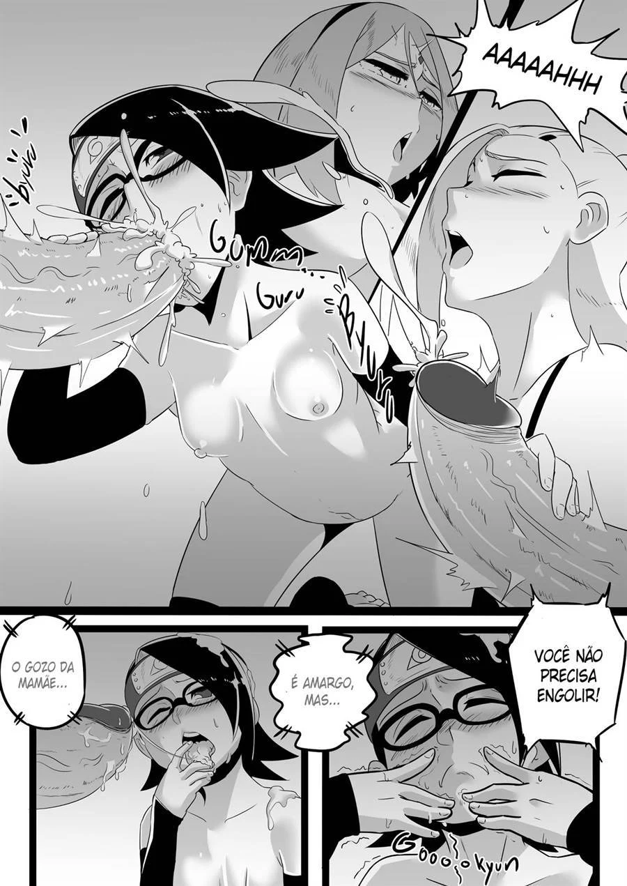 Mãe Safada 3: Sexo Explícito com Naruto em HQ Proibida