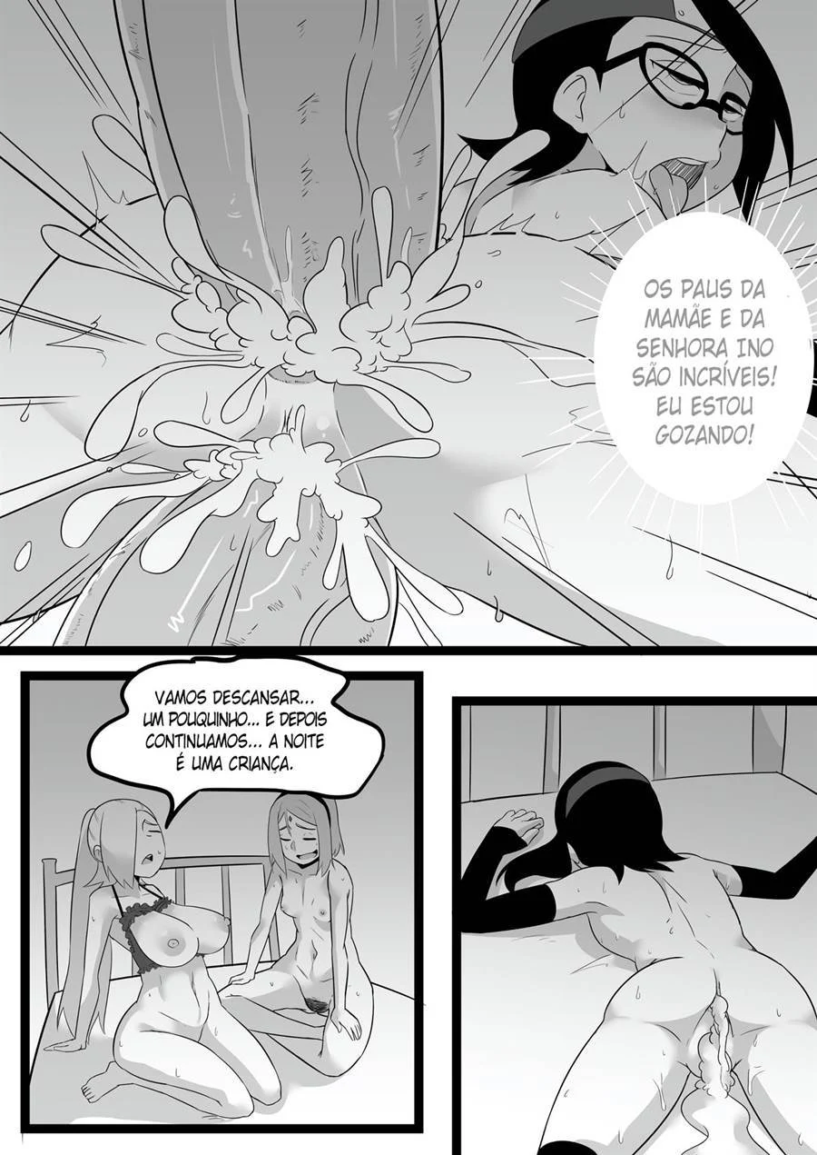 Mãe Safada 3: Sexo Explícito com Naruto em HQ Proibida