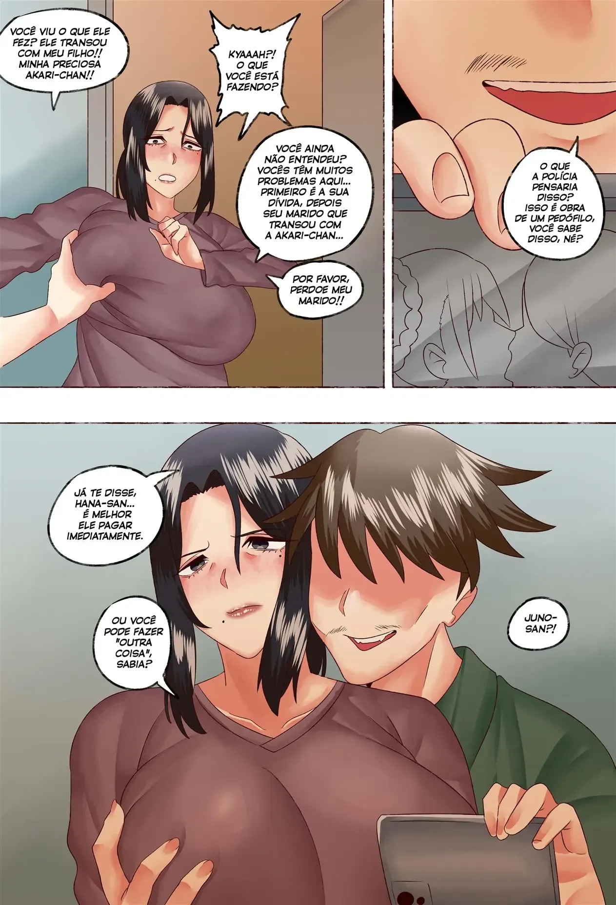 Mãe Tarada Seduz Filho em Cenas Explícitas de Sexo Tabu