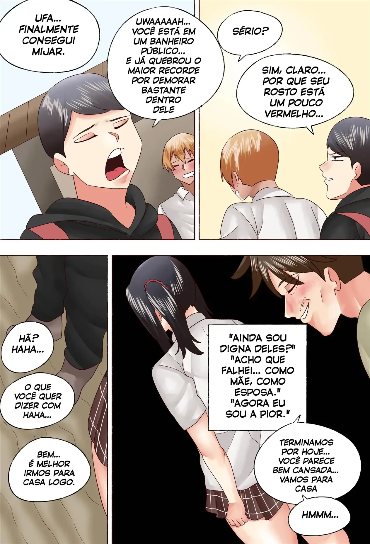 Mãe Sacana Enfia no Filho: Quadrinhos Eróticos de Incesto Explícito