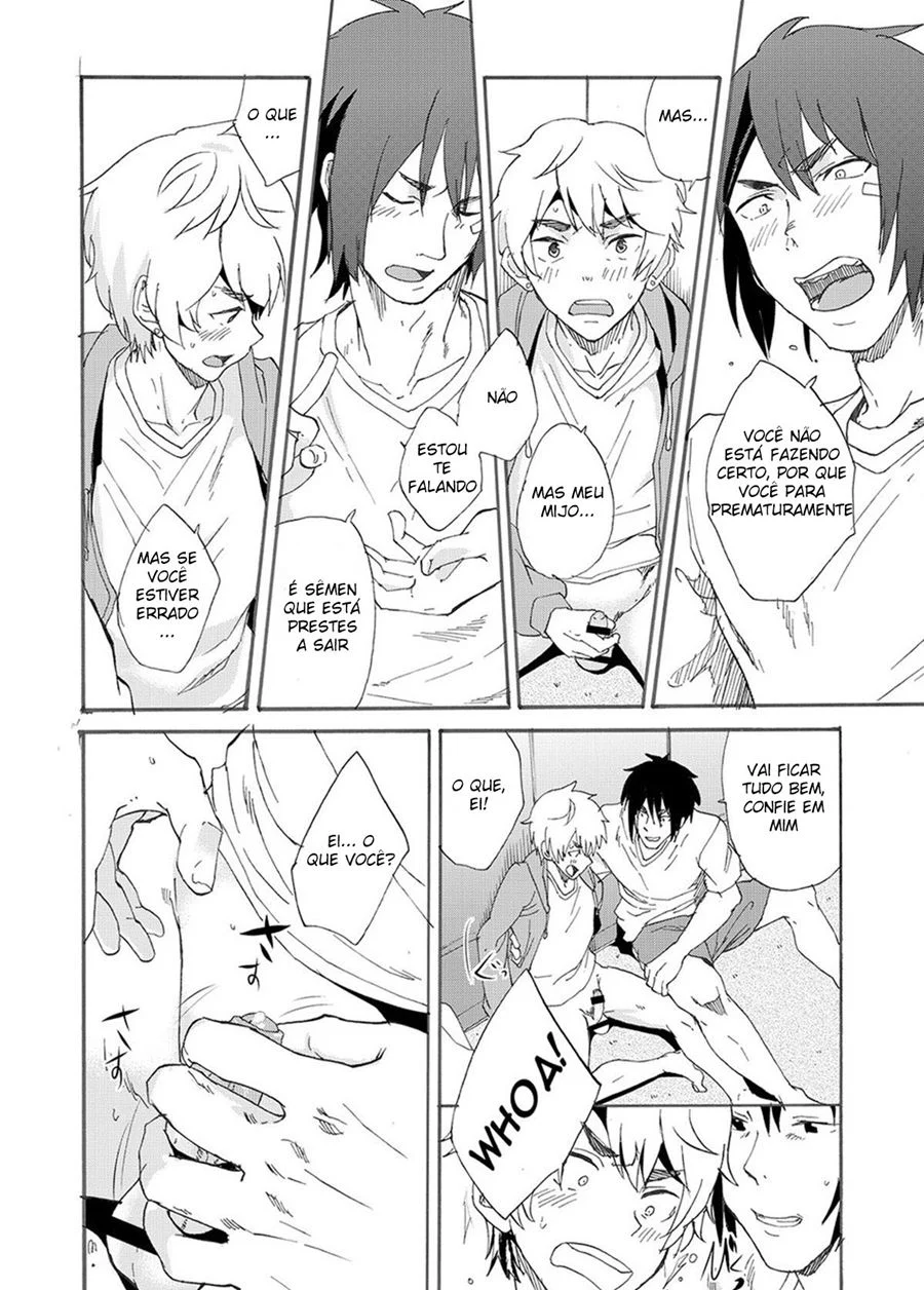 A Magia Proibida do Banheiro: Sexo Explícito Entre Garotos em HQ