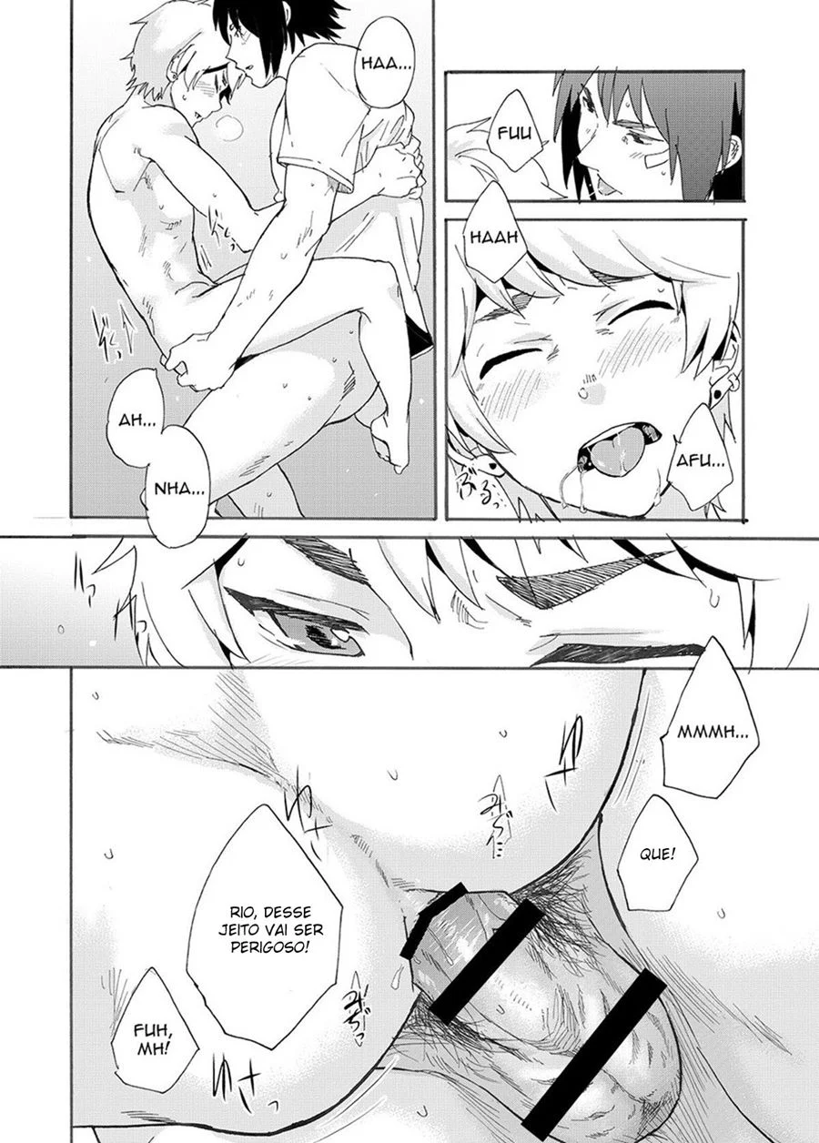 A Magia Proibida do Banheiro: Sexo Explícito Entre Garotos em HQ