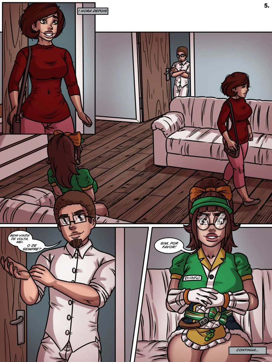 Massagem Erótica - Quadrinhos Pornô com Cenas Explícitas de Sexo e Fetiche