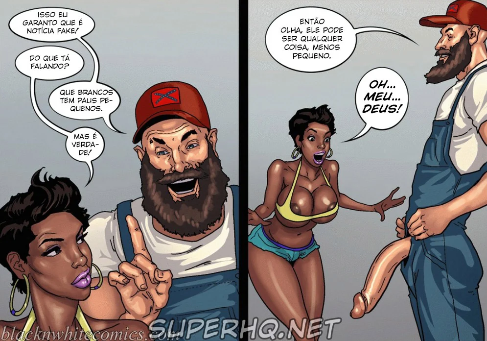 Reconstruindo a América: HQ de Foder Interracial Explícito e Obsceno