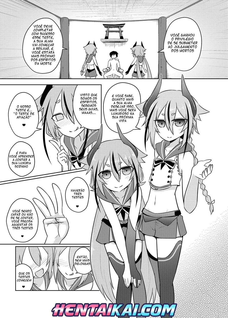 Estrondo Erótico Com a Espírita Safada - Hentai em HQ