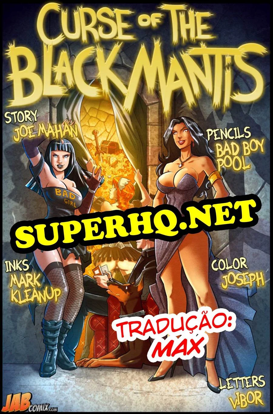 Pecados Carnais: Bruxa Viciada em Sexo Domina Homens em HQ Erótica Explícita