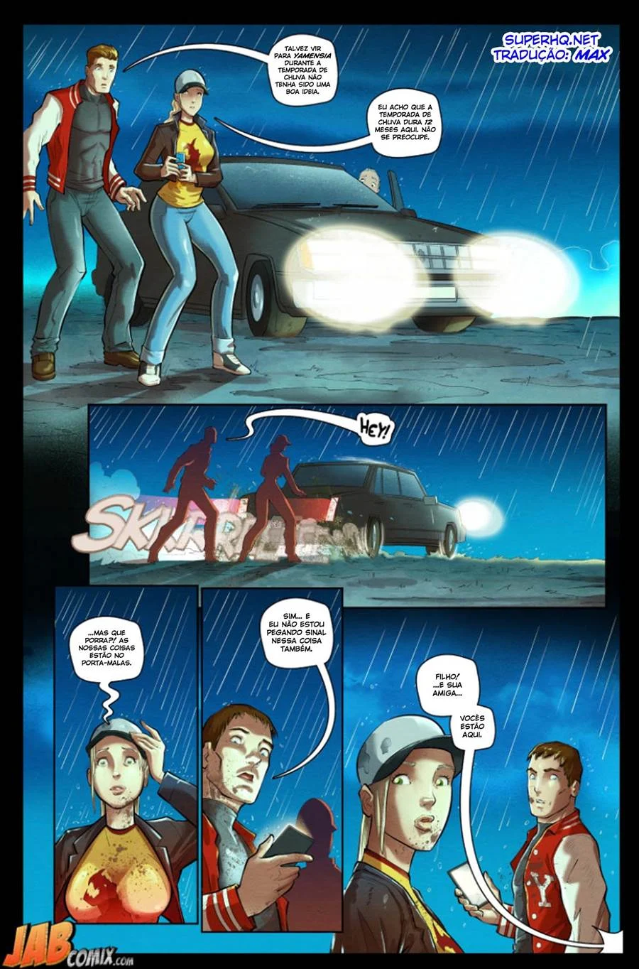 Pecados Carnais: Bruxa Viciada em Sexo Domina Homens em HQ Erótica Explícita