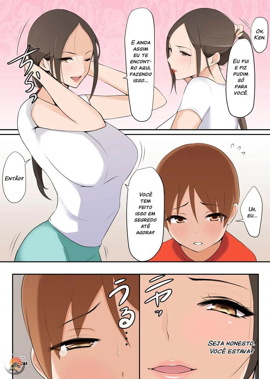 Mãe Gostosa Dá Prazer Explícito em HQ Erótica