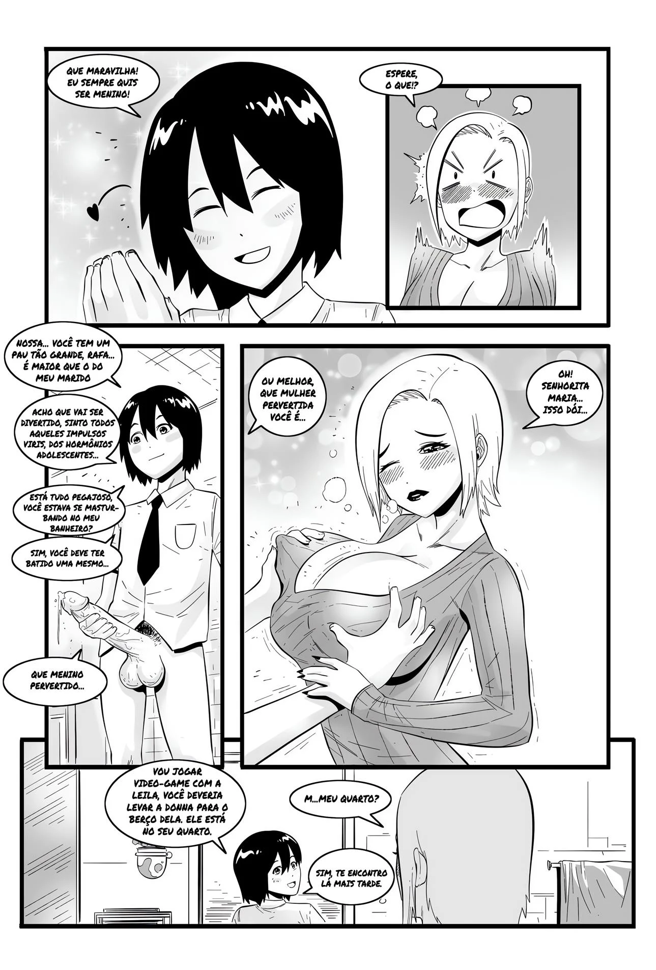 Aventura Erótica com a Mamãe Gamer no Quarto Escuro