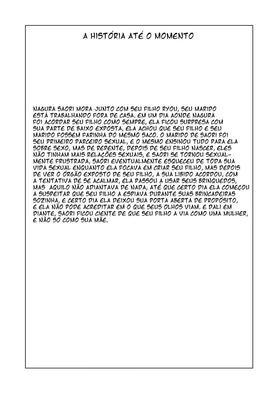 Mamãe Desesperada Transa com o Filho - HQ Pornô Explícita de Incesto