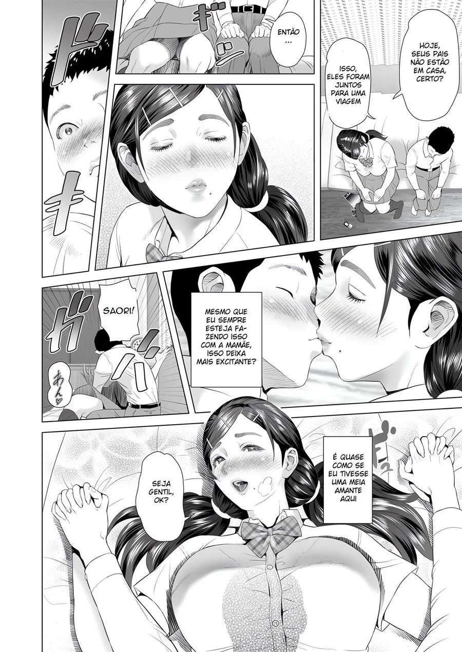 Mamãe Desesperada Transa com o Filho - HQ Pornô Explícita de Incesto