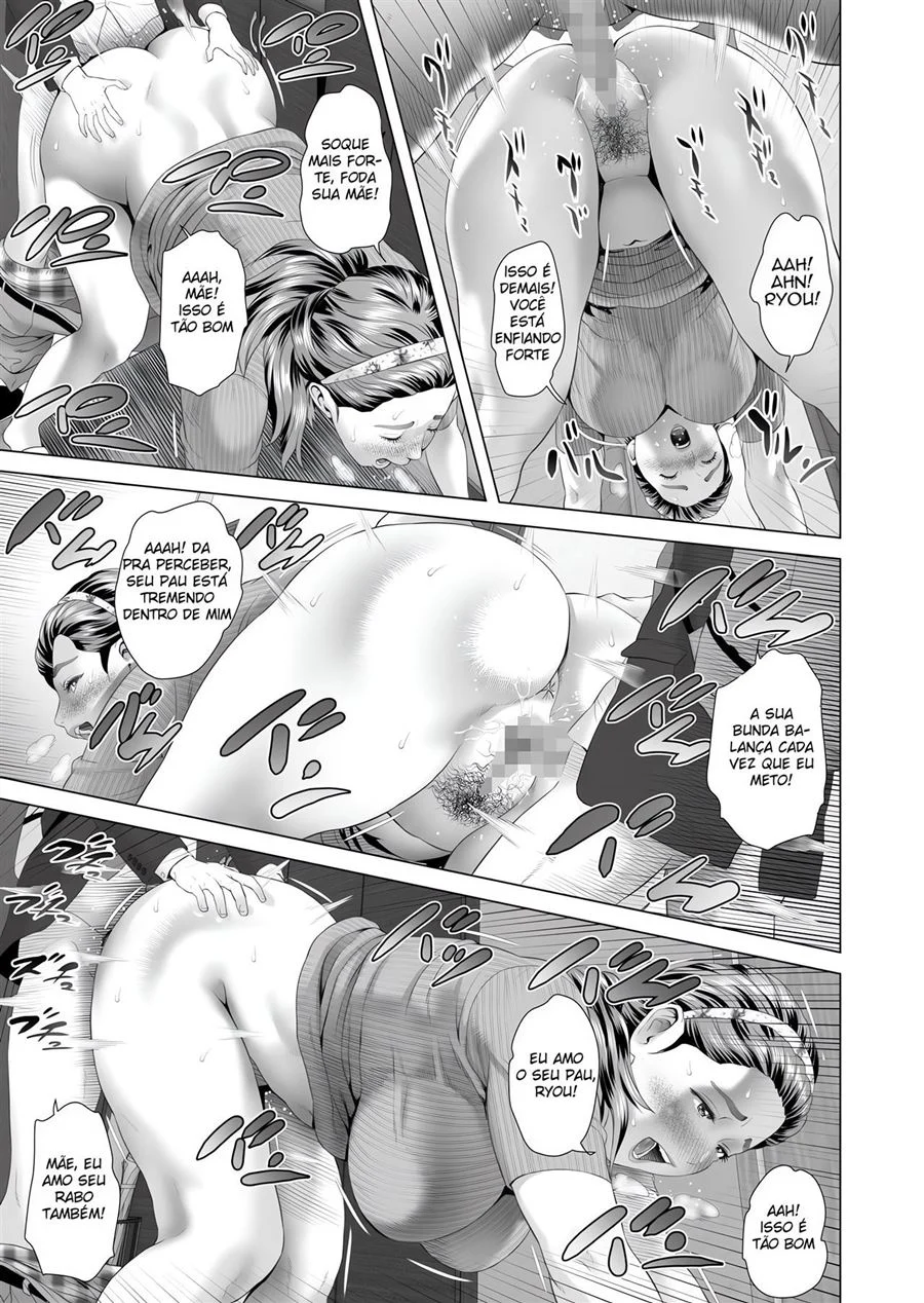 Mamãe Desesperada Transa com o Filho - HQ Pornô Explícita de Incesto