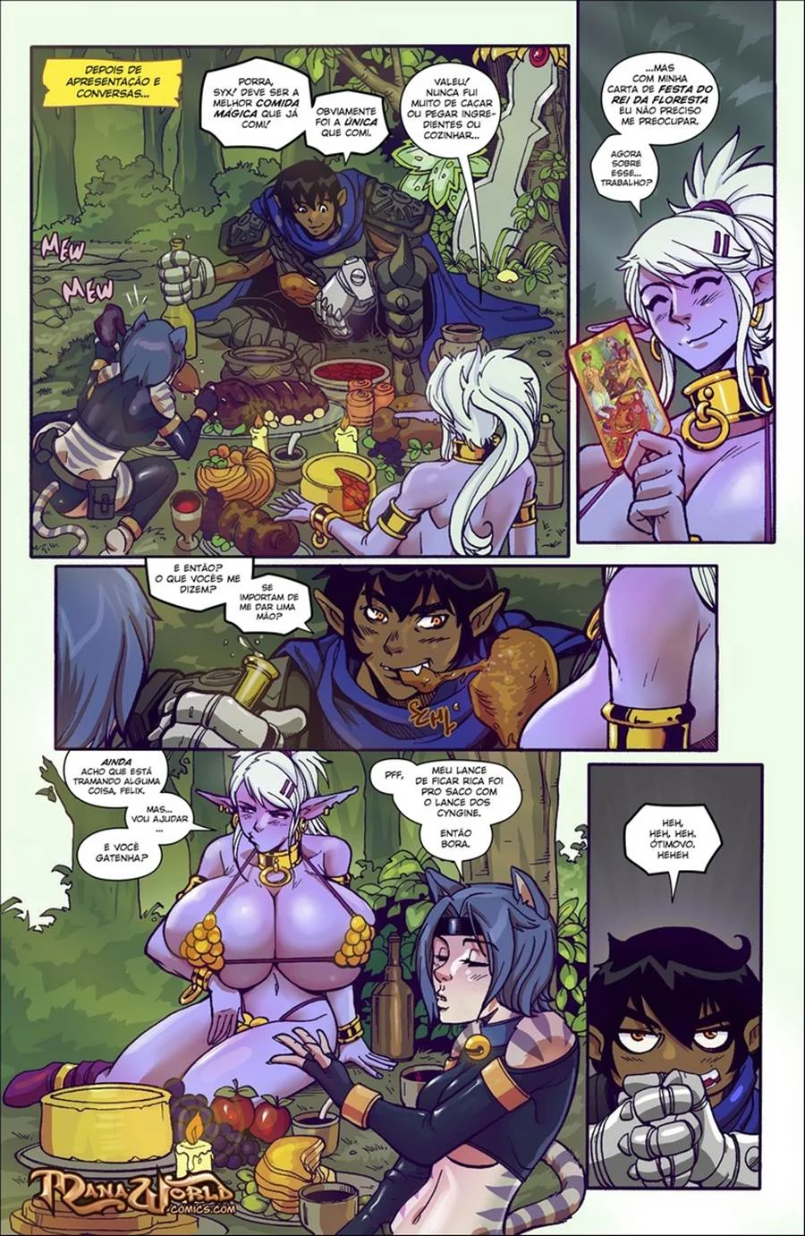 Mundo das Succubus: Quadrinhos Eróticos Explícitos e Ardentes