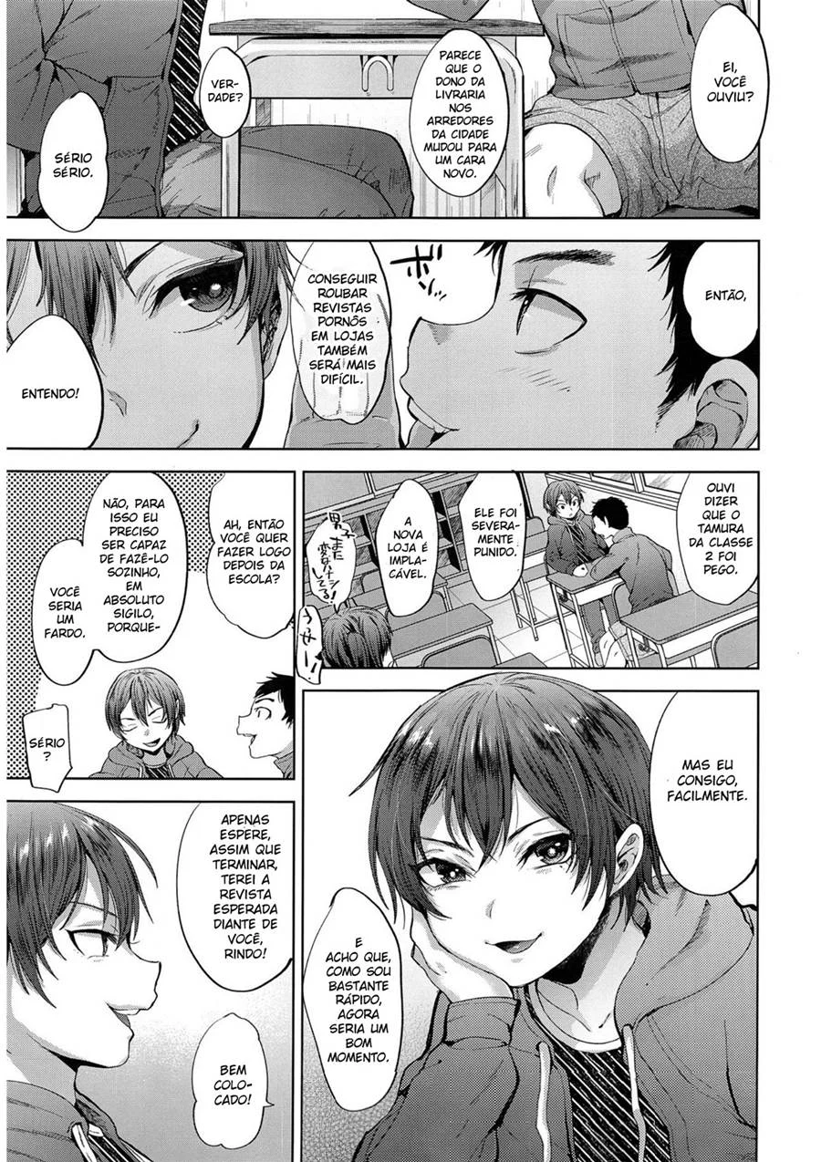 Treino Privado: Fudendo o Garoto Travesti Ladrão - Yaoi Explícito em HQ