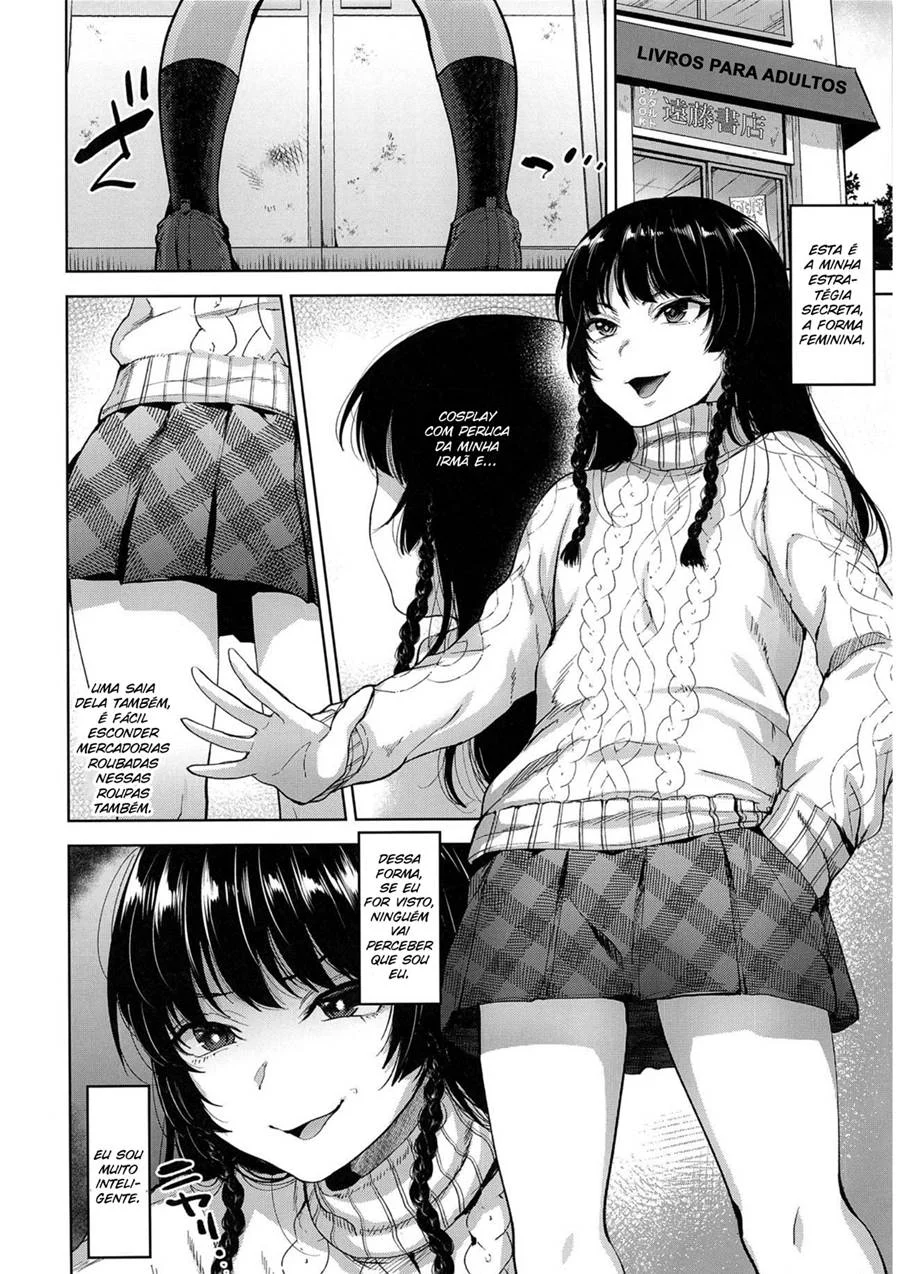 Treino Privado: Fudendo o Garoto Travesti Ladrão - Yaoi Explícito em HQ