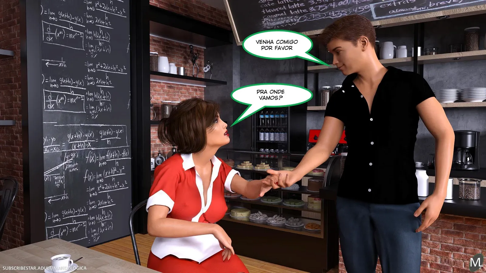 Quadrinhos 3D Explícitos: Fodação Intensa e Dominadora para Você