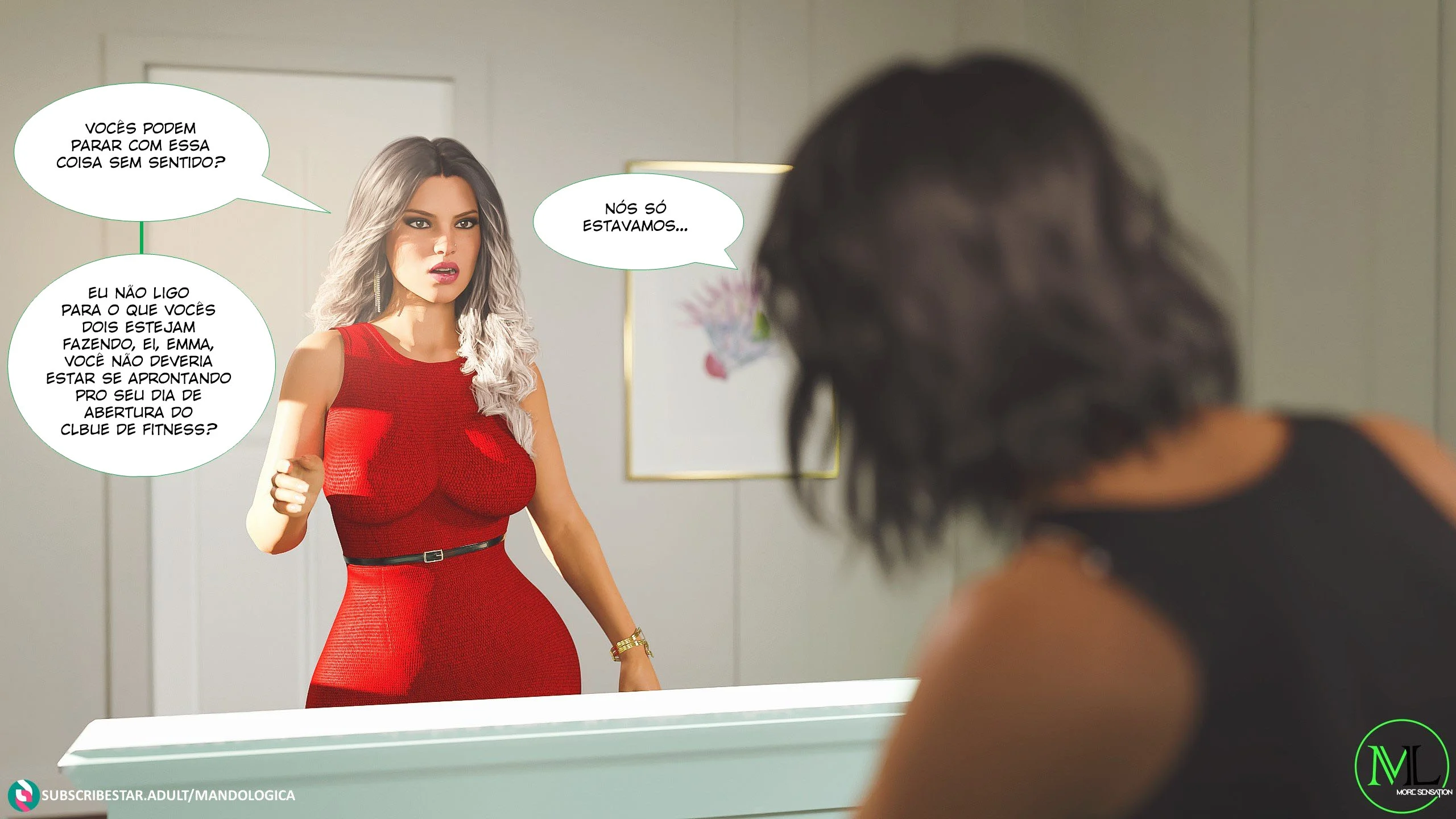 Intensa Orgia em Equipe: Quadrinhos 3D com Sexo Explícito e Putaria Sem Limites