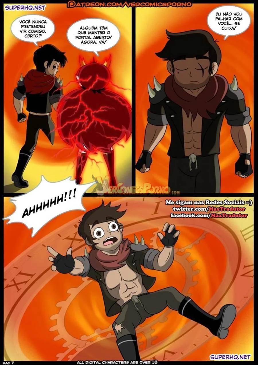 Explorações Proibidas do Tempo com Personagens de Hentai em HQ