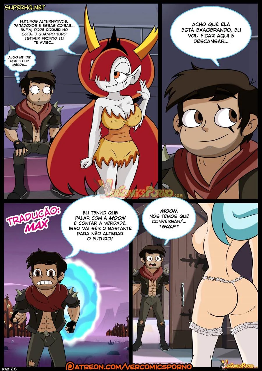 Explorações Proibidas do Tempo com Personagens de Hentai em HQ