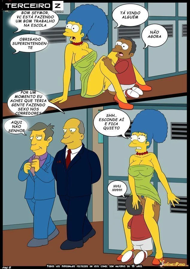 Marge Simpson Transando na Escola: Hentai Picante e Deliciosamente Proibido Marge Simpson Transando na Escola: Hentai Picante e Deliciosamente Proibido