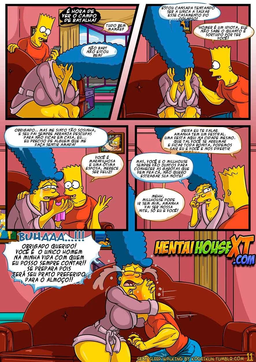Marge Simpsons Safada: Fodas Explícitas em HQ Erótica e Caliente