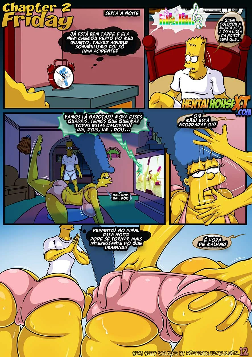 Marge Simpsons Safada: Fodas Explícitas em HQ Erótica e Caliente
