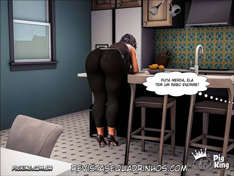 Mamãe Fofinha: Foda Brutal em HQ 3D com Buceta Gorda e Explícita