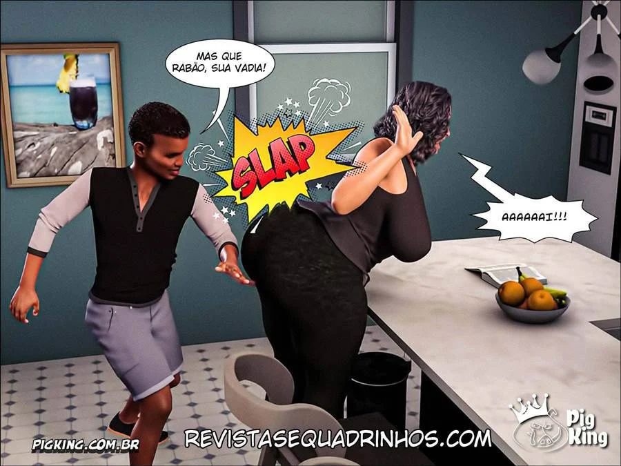 Mamãe Fofinha: Foda Brutal em HQ 3D com Buceta Gorda e Explícita Mamãe Fofinha: Foda Brutal em HQ 3D com Buceta Gorda e Explícita