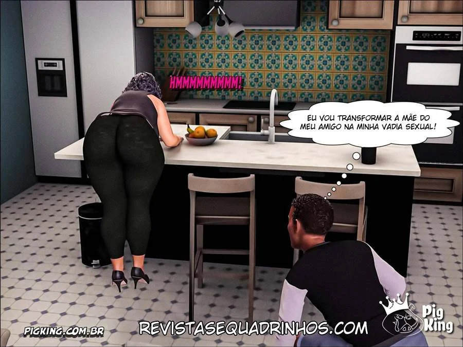 Mamãe Fofinha: Foda Brutal em HQ 3D com Buceta Gorda e Explícita Mamãe Fofinha: Foda Brutal em HQ 3D com Buceta Gorda e Explícita