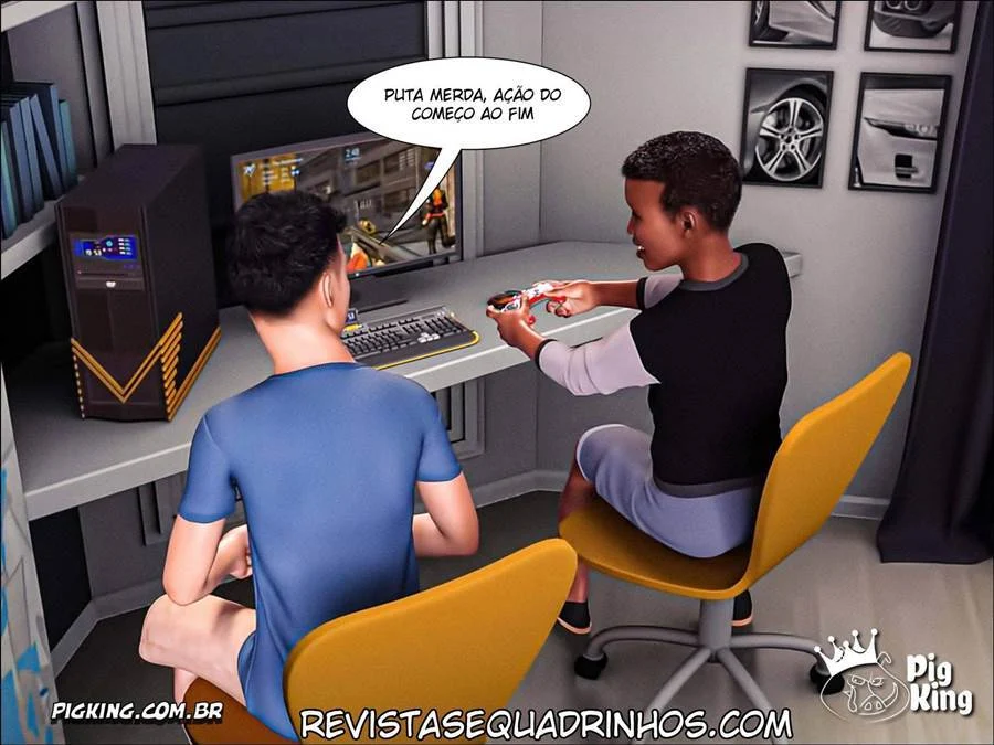 Mamãe Fofinha: Foda Brutal em HQ 3D com Buceta Gorda e Explícita