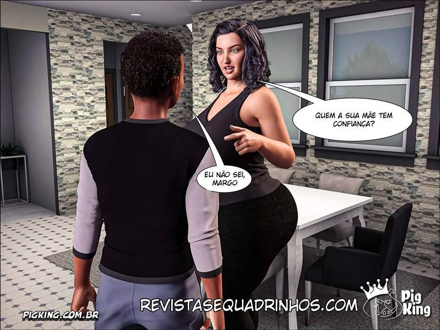 Orgia Carnal com Mães Safadas em Quadrinhos Eróticos 3D Explícitos