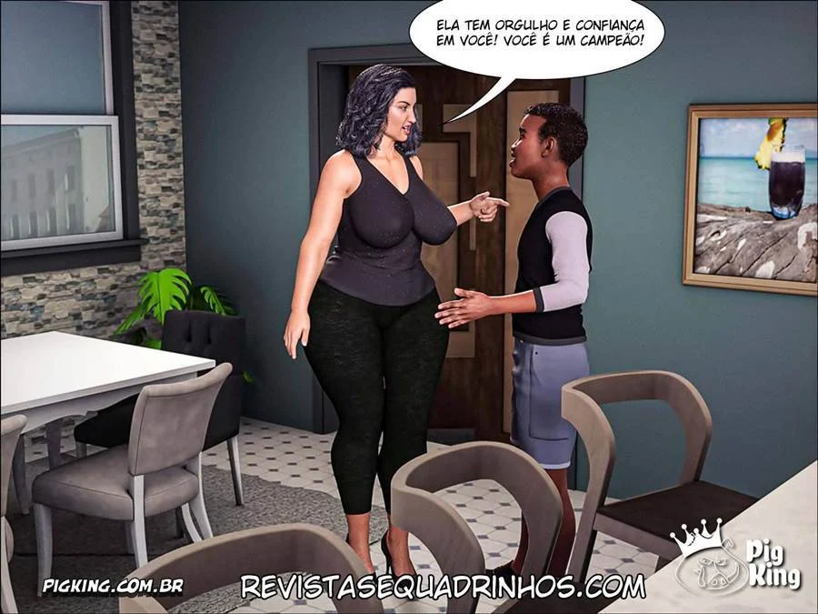 Orgia Carnal com Mães Safadas em Quadrinhos Eróticos 3D Explícitos